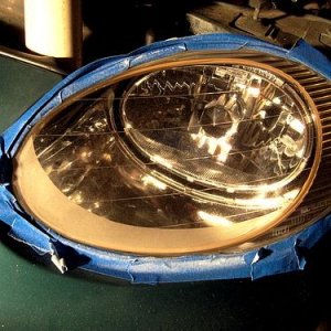 Taurus Headlight Restoration