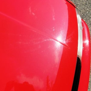 97 VW Jetta Swirls Hood