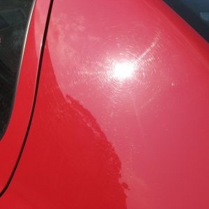97 VW Jetta Swirls C-Pillar