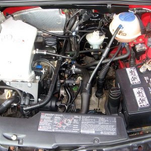 97 VW Jetta Engine Cleaning Before and After