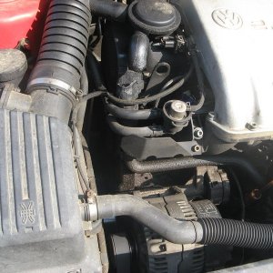 97 VW Jetta Engine Cleaning Before and After