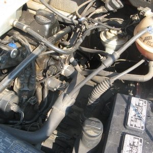 97 VW Jetta Engine Cleaning Before and After