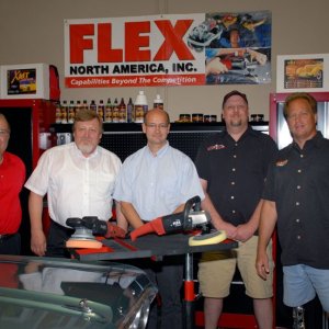 Flex Visit with Siegfried Suby Andreas Ditsche and Robert C. Eichelberg