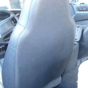 Back of seat clean