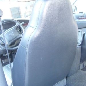 Back of seat done