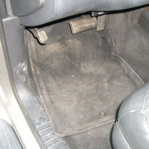 Driver Floor before