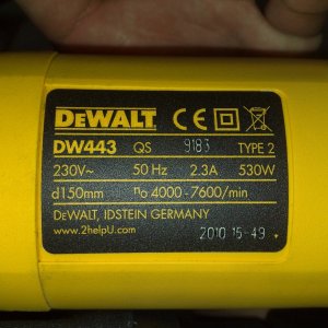 DeWalt specs
