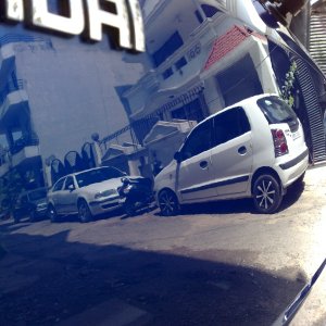 my i20's hatch door(reflection shot)