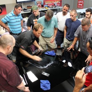 Wetsanding Rotary Buffer Classes at Autogeek.net with Mike Phillips