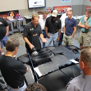 Wetsanding Rotary Buffer Classes at Autogeek.net with Mike Phillips