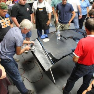 Wetsanding Rotary Buffer Classes at Autogeek.net with Mike Phillips