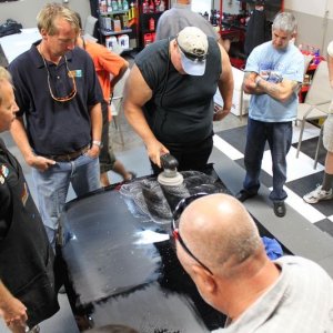 Wetsanding Rotary Buffer Classes at Autogeek.net with Mike Phillips