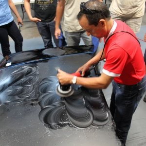 Wetsanding Rotary Buffer Classes at Autogeek.net with Mike Phillips