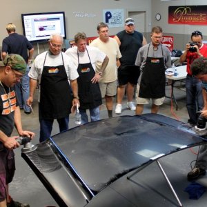 Wetsanding Rotary Buffer Classes at Autogeek.net with Mike Phillips