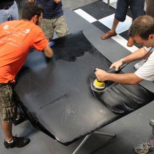 Wetsanding Rotary Buffer Classes at Autogeek.net with Mike Phillips