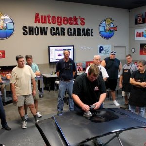 Wetsanding Rotary Buffer Classes at Autogeek.net with Mike Phillips
