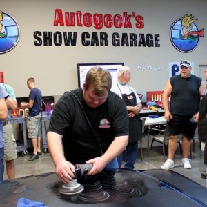Wetsanding Rotary Buffer Classes at Autogeek.net with Mike Phillips