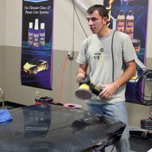 Wetsanding Rotary Buffer Classes at Autogeek.net with Mike Phillips