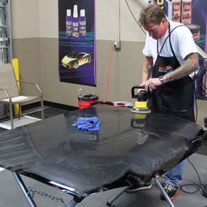 Wetsanding Rotary Buffer Classes at Autogeek.net with Mike Phillips
