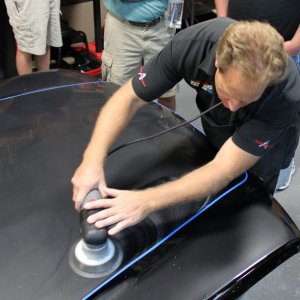 Wetsanding Rotary Buffer Classes at Autogeek.net with Mike Phillips