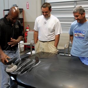 Wetsanding Rotary Buffer Classes at Autogeek.net with Mike Phillips