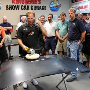 Wetsanding Rotary Buffer Classes at Autogeek.net with Mike Phillips