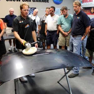 Wetsanding Rotary Buffer Classes at Autogeek.net with Mike Phillips