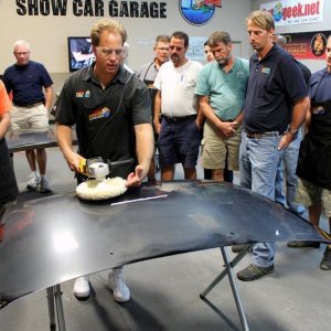 Wetsanding Rotary Buffer Classes at Autogeek.net with Mike Phillips