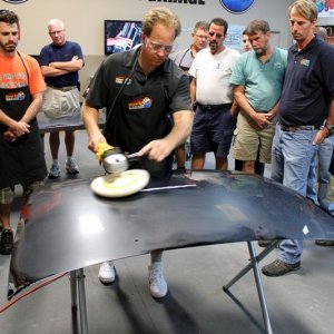 Wetsanding Rotary Buffer Classes at Autogeek.net with Mike Phillips