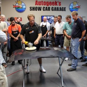 Wetsanding Rotary Buffer Classes at Autogeek.net with Mike Phillips