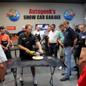 Wetsanding Rotary Buffer Classes at Autogeek.net with Mike Phillips