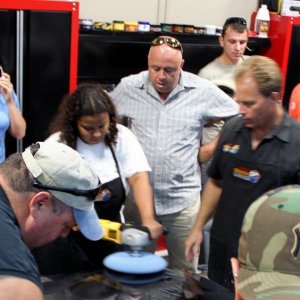 Wetsanding Rotary Buffer Classes at Autogeek.net with Mike Phillips