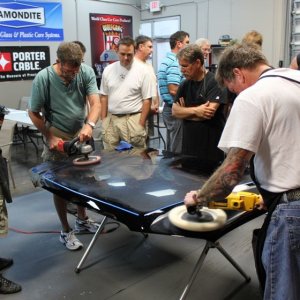 Wetsanding Rotary Buffer Classes at Autogeek.net with Mike Phillips