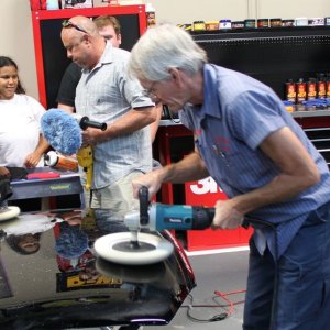 Wetsanding Rotary Buffer Classes at Autogeek.net with Mike Phillips