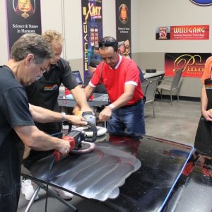 Wetsanding Rotary Buffer Classes at Autogeek.net with Mike Phillips