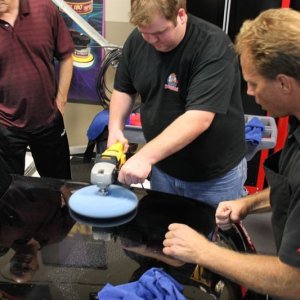 Wetsanding Rotary Buffer Classes at Autogeek.net with Mike Phillips