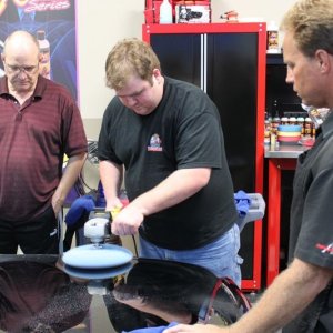 Wetsanding Rotary Buffer Classes at Autogeek.net with Mike Phillips