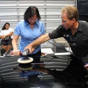 Wetsanding Rotary Buffer Classes at Autogeek.net with Mike Phillips
