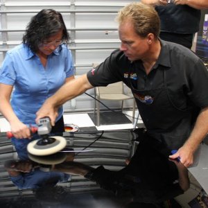 Wetsanding Rotary Buffer Classes at Autogeek.net with Mike Phillips