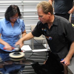 Wetsanding Rotary Buffer Classes at Autogeek.net with Mike Phillips