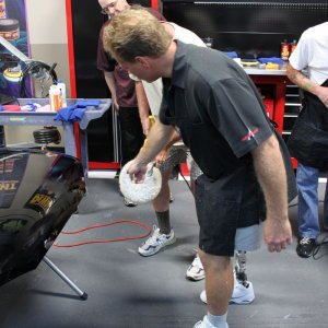 Wetsanding Rotary Buffer Classes at Autogeek.net with Mike Phillips