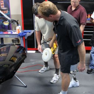 Wetsanding Rotary Buffer Classes at Autogeek.net with Mike Phillips