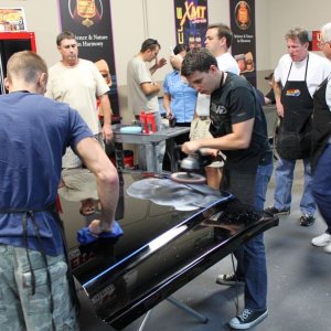 Wetsanding Rotary Buffer Classes at Autogeek.net with Mike Phillips