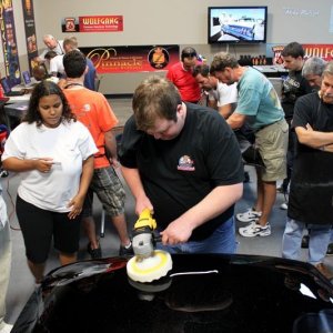 Wetsanding Rotary Buffer Classes at Autogeek.net with Mike Phillips