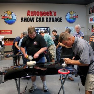 Wetsanding Rotary Buffer Classes at Autogeek.net with Mike Phillips