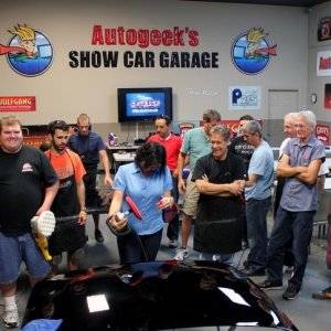 Wetsanding Rotary Buffer Classes at Autogeek.net with Mike Phillips
