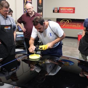 Wetsanding Rotary Buffer Classes at Autogeek.net with Mike Phillips
