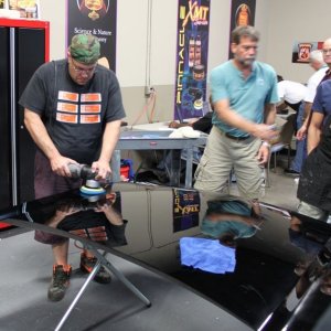 Wetsanding Rotary Buffer Classes at Autogeek.net with Mike Phillips