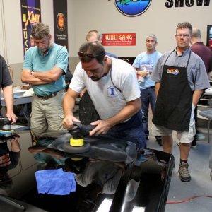 Wetsanding Rotary Buffer Classes at Autogeek.net with Mike Phillips