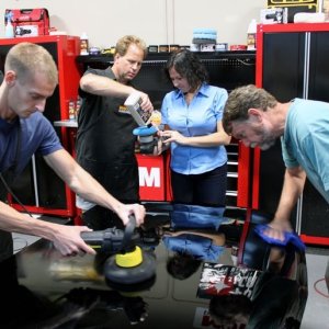 Wetsanding Rotary Buffer Classes at Autogeek.net with Mike Phillips